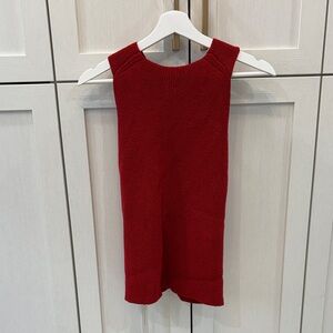 Commense Vibrant Red Knit Top